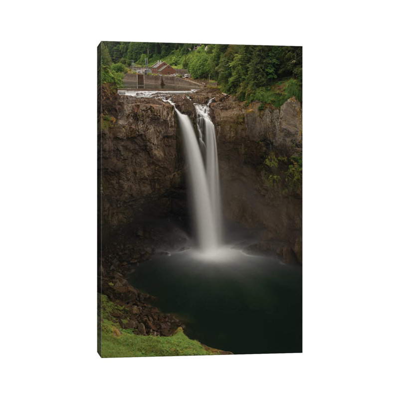 Snoqualmie Falls par Louis Ruth - Giclée sur toile tendue avec châssis, H 40 po x l 26 po x P 1,5 po