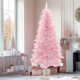 6.5Ft Pre-Lit Pink Full Artificial Christmas Tree
