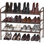 20 Pair Stackable Shoe Rack