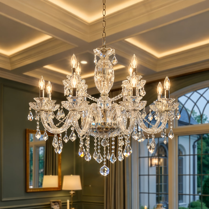 Mondeja 12-Light Crystal Chandelier