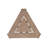 Stillwater Cove Triangular Teak Side Table