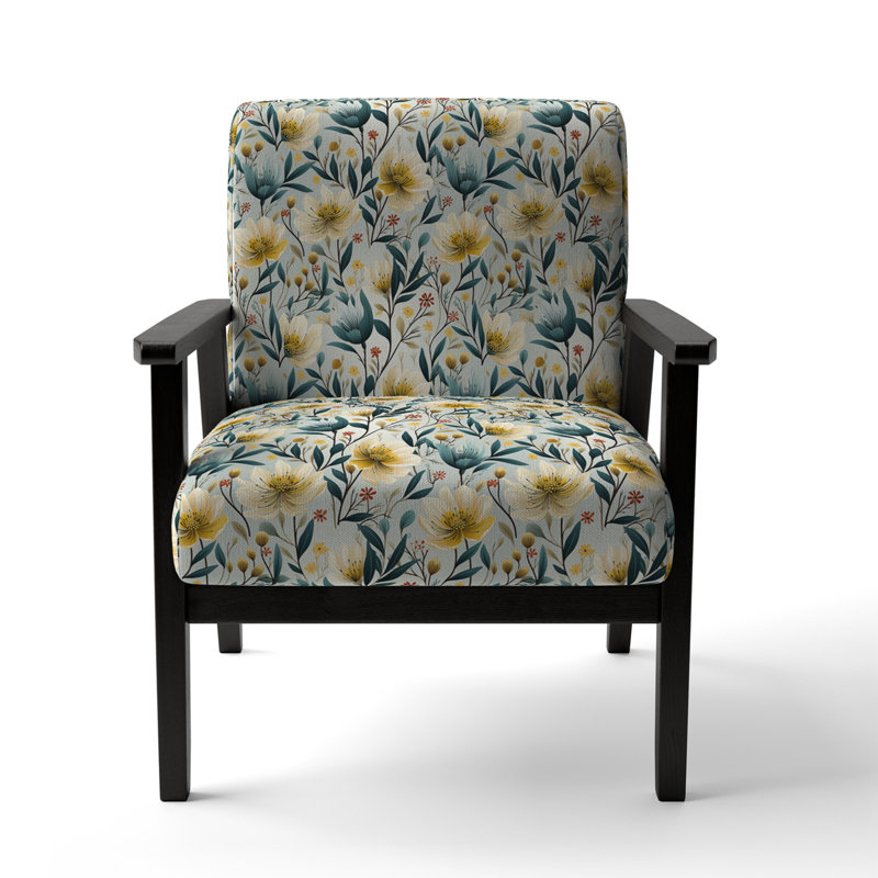Chaise avec accoudoirs rembourrés Ethereal Botanicals
