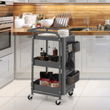 29.5'' H x 20.5'' W Utility Cart with Wheels