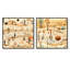 Maralou - Ensemble de 2 collage paysage carré-101846122-101846127