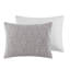 Ensemble de literie surdimensionné gris chaud, mélange de coton et de polyester pour le confort de la maison