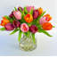 Vase tulipe 12 po rose