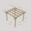 Pollitt Manufactured Wood Pergola-20605160-20696728