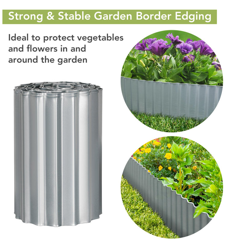 20.32cm H x 600cm W Lawn Edging