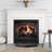 SimpliFire 36-in Inception Firebox with Wescott Mantel & Chateau Forge Decorative Front