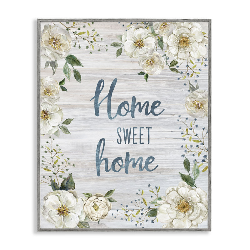 Art giclée encadrée Sweet Home par Carol Robinson, H 14 po x l 11 po, Estampe numérique Farmhouse