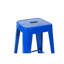 Tabourets de bar bleus en métal de 30 pouces à hauteur de comptoir sans dossier de 4, faciles à assembler, antirouille, idéaux pour et salle à manger détachables, espace, eau, stable