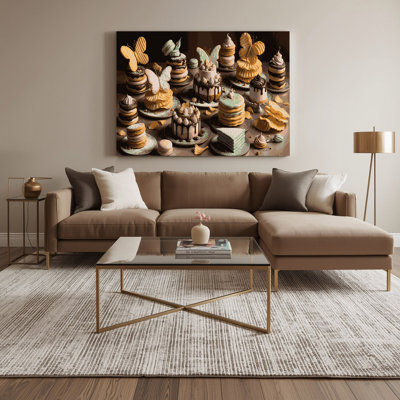 Art mural sur toile noir