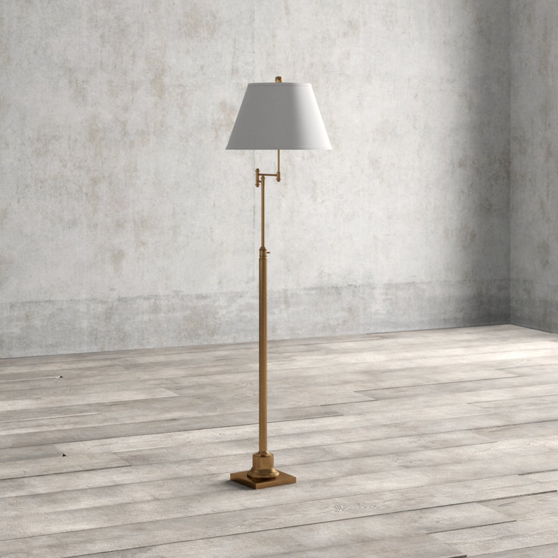 Emmeline 60" Swing Arm Floor Lamp