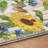 Premium Machine Washable Dream Shag Sunflowers/Butterflies Rug-302712332