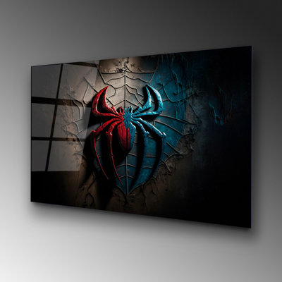 Superbe peinture murale en verre trempé 27,6 po x 39,4 po | 100% verre trempé, épaisseur: 0,16 pouce | Décoration élégante pour le salon ou le bureau, durable et facile à nettoyer, idée de cadeau parfaite
