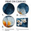Coel, harmonie dorée d'Hibiscus la nuit - art mural d'hibiscus pour le salon-805921059-805921081-805921086