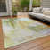 Machine Washable Indoor/Outdoor Chayden ACN1067 Green Rug
