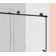 57'' - 59'' W x 75'' H Single Sliding Frameless Shower Door with Clear Glass