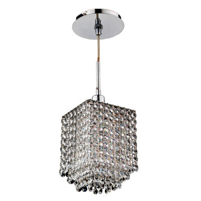 Luminaire suspendu carré 1 lumières Pakswith