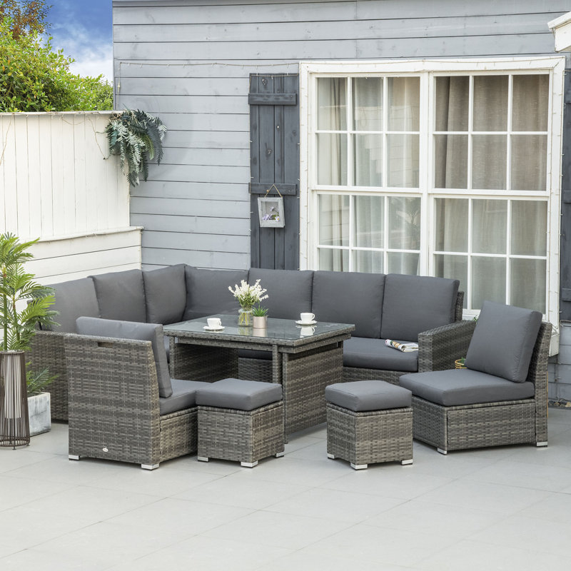 Rattan Sofa Set
