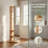 360° Rotating 66“ X 14” Multi-Function Full-Length Mirror With Hooks, Space-Saving Design For Bedrooms/Living Rooms/Walk-In Closets (Natural Wood Finish)-1767782765