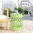 Outdoor Metal End Table -Large-689450550
