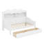 Lit de jour de style classique avec rangement escamotable et organisateur - Solution de siège et de couchage fonctionnelle pour toute pièce-79073375