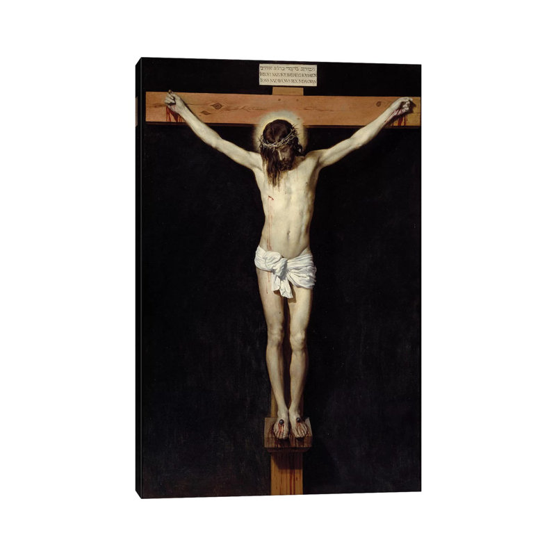 Christ Crucifies, 1632 by Diego Rodriguez De Silva Y Velazquez - Wrapped Canvas Print, 66.04 cm H x 45.72 cm W x 1.91 cm D