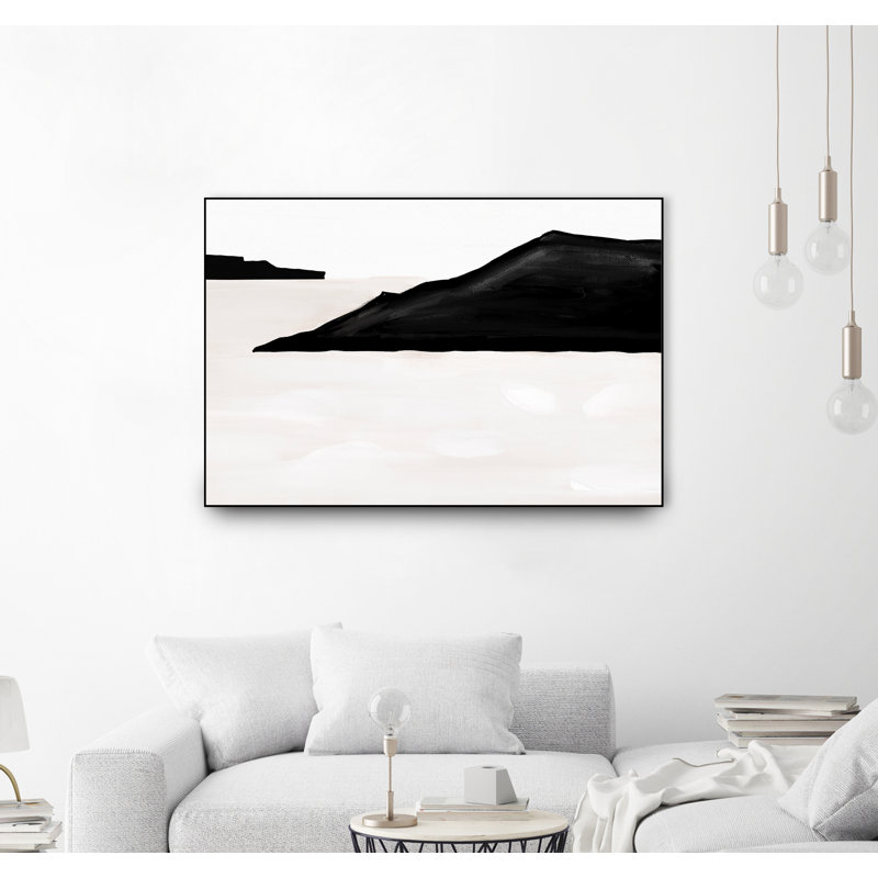 Black Mountains' Framed Canvas