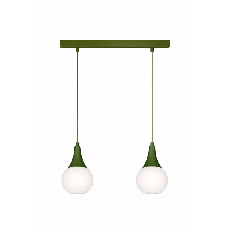 LACRIMA KHAKI 1-LIGHT PENDANT, 50, 2