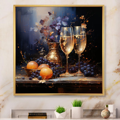 " Champagne Bubbly Grapes II "