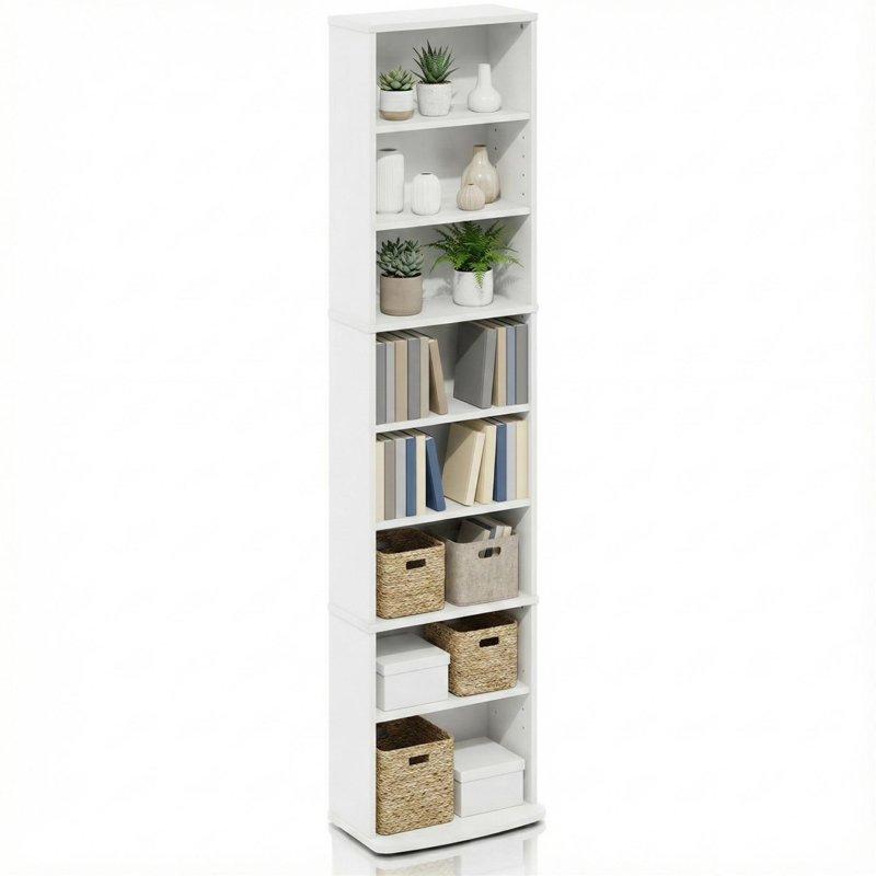 Support de rangement multimédia pour CD et DVD, Blanc