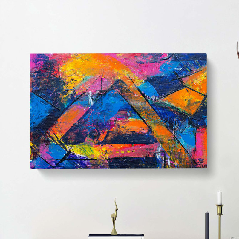 Abstract Art Painting Vol.272 by S.Johnson - Wrapped Canvas Painting, 60cm H x 91cm W x 3cm D