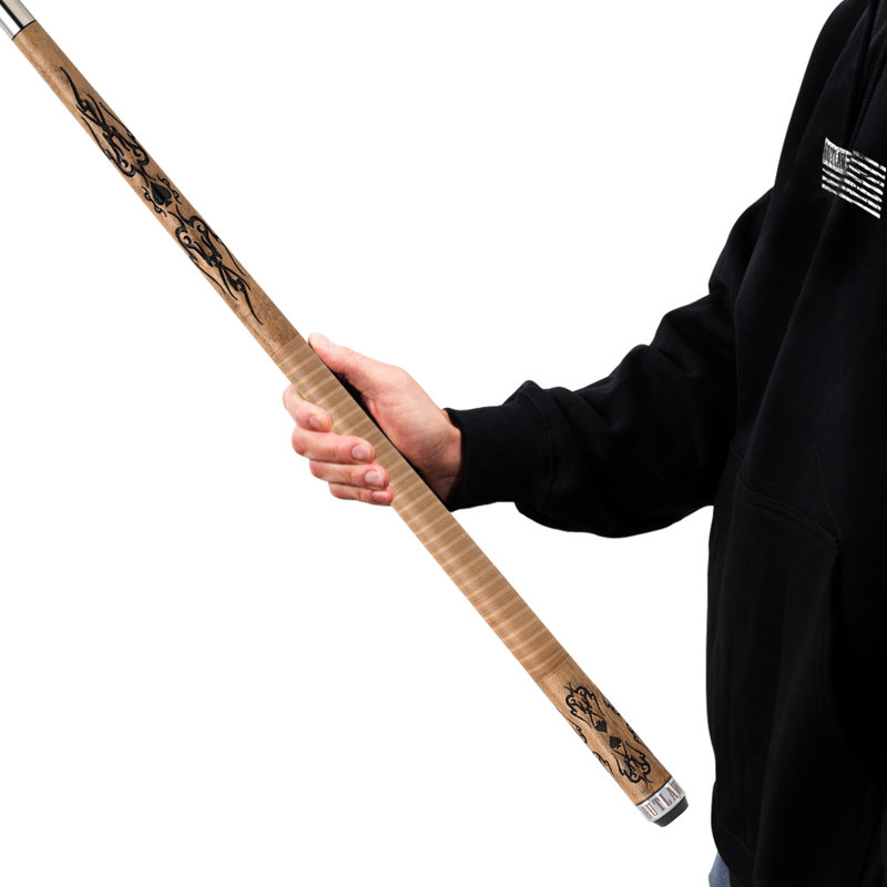 Outlaw Cues Wood Pool Cue, 21 oz.