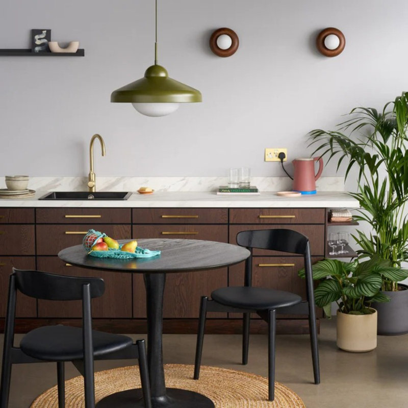 FREYA Pendant Ceiling Light, Khaki Green