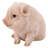 Chubby Piglet Sitting Statue