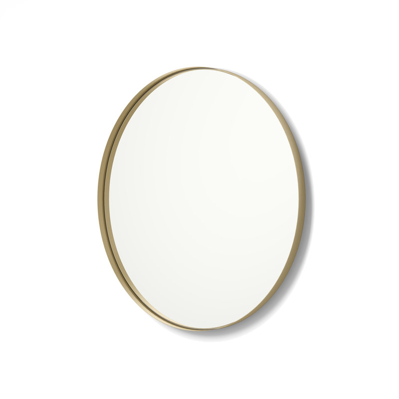 Miroir d'appoint Cele, 36 po x 36 po, Doré