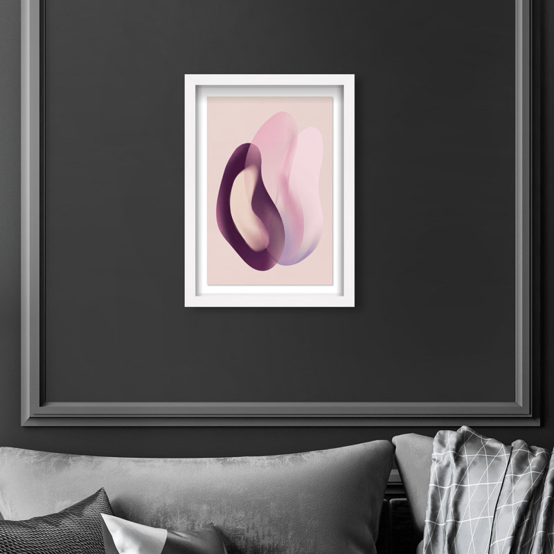 Soft Love Print by Oliver Gal, 31.5"H x 21.5"W, White Shadowbox