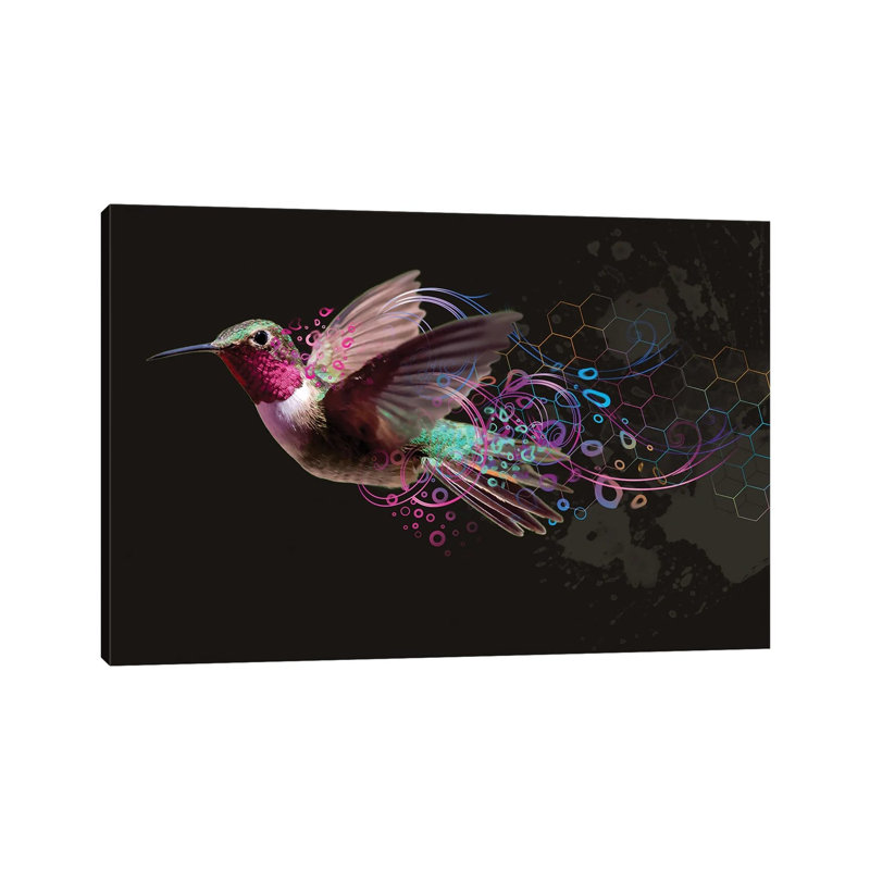 Humming Along by David Loblaw - Print on Canvas, 20.32 cm H x 30.48 cm W, Wrapped Canvas