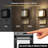 4-Pack Black 3000K Dimmable LED Night Lights