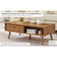 Table basse avec rangement pour le salon