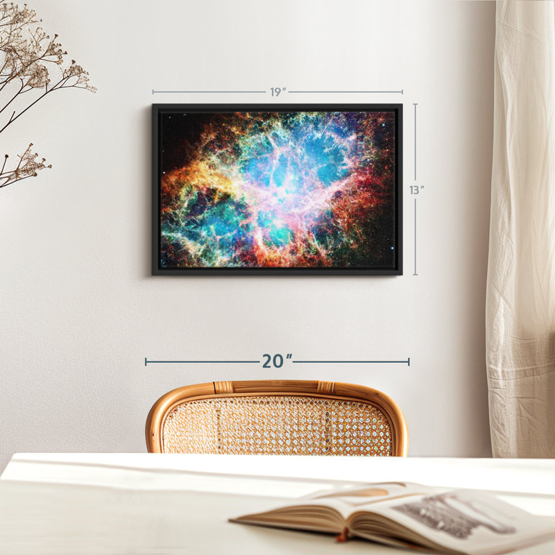 Impression sur toile Ethereal Nebula, H 13 po x l 19 po