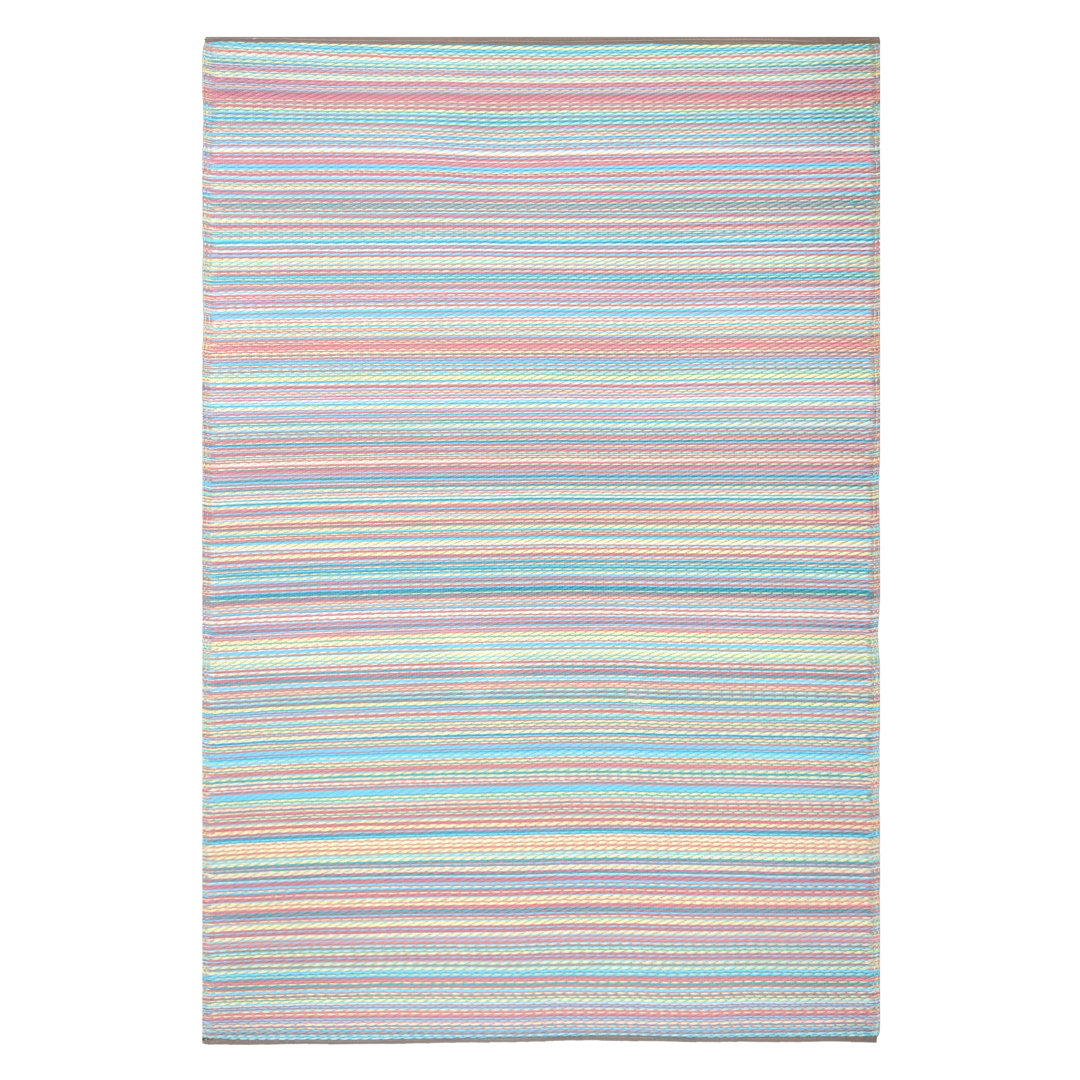Segolene Striped Hand Woven 120cm X 180cm Indoor / Outdoor Area Rug