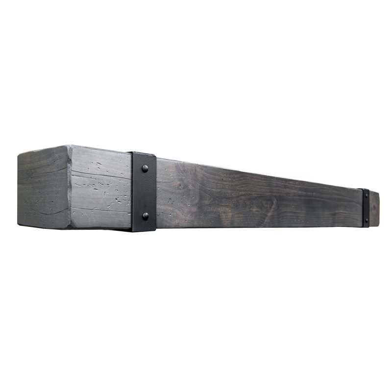 Manteau de cheminée Canyon, 60", Gris
