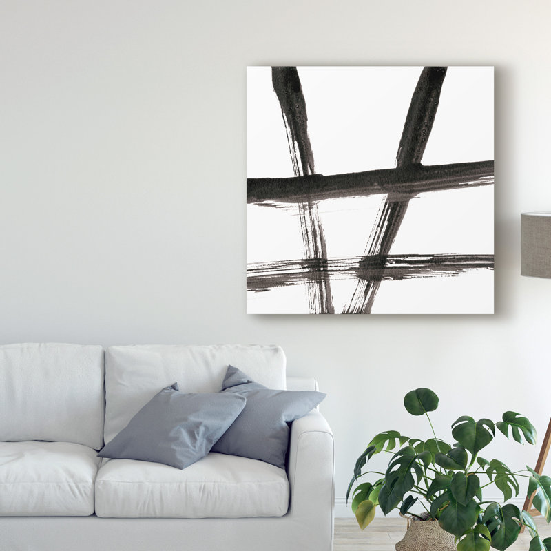 Linear Expression VI par J. Holland - reproduction d'art sur toile, H 35 po x l 35 po x P 2 po