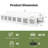 Steel Storage Canopy, Heavy Duty Party Tent-97316884