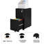 Holice 30cm Wide 3 -Drawer Mobile File Cabinet-1407614698