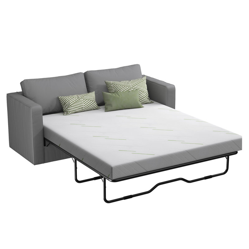 4" Medium Memory Foam Mattress for Sofa Beds, Sleeper Sofa Bed Mattress Replacement - MATTRESS ONLY, Queen, 4"