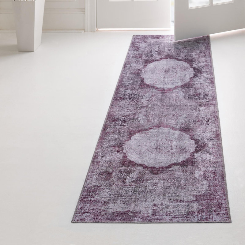 Tapis lavable Yara, Tapis de couloir 2 pi x 8 pi