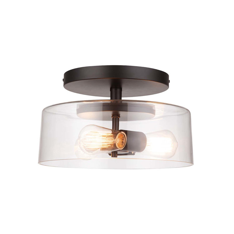 Azevedo Glass Flush Mount